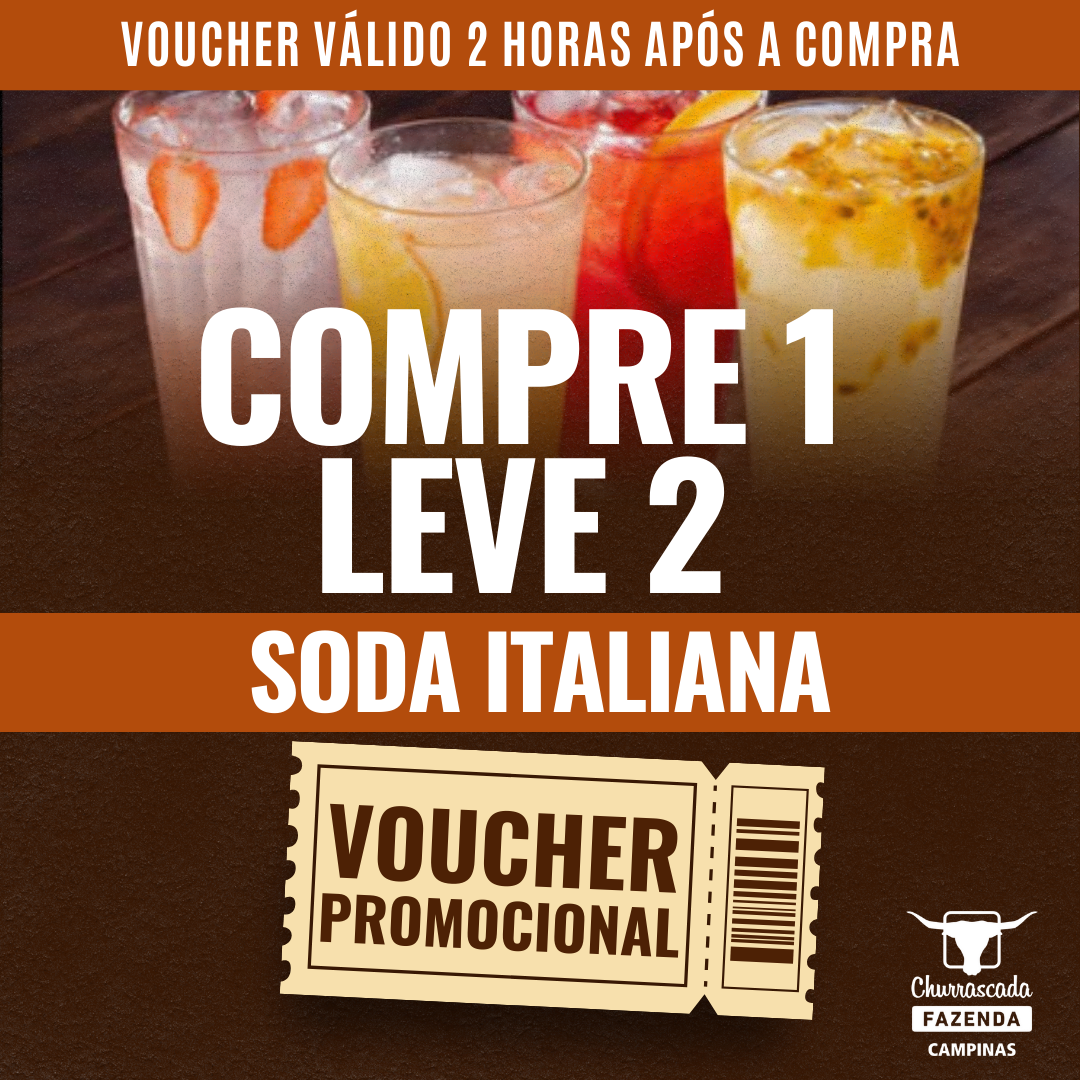 Soda Italiana - Sabores Diversos