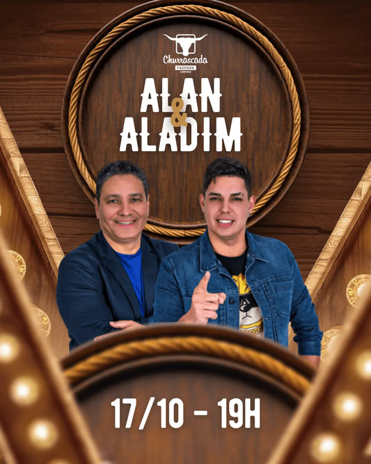 Alan & Aladim ao vivo na Fazenda Churrascada Campinas